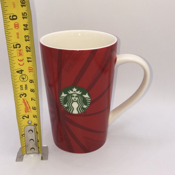 Starbucks 2014 Red Holiday Christmas Mermaid Siren Logo Coffee Tea Mug Cup - Picture 9 of 10